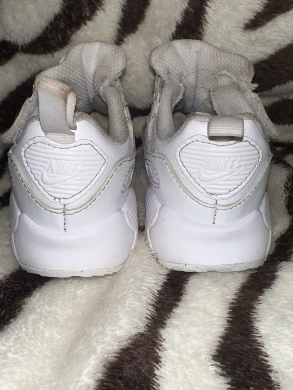 Kids White Nike Air Max 90